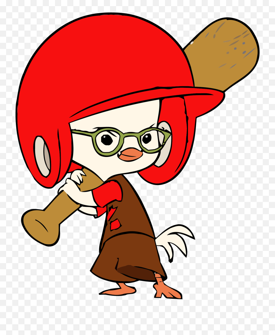 Chicken Little Waiting Ball Clipart Png - Chicken Little Playing Baseball,Waiting Png