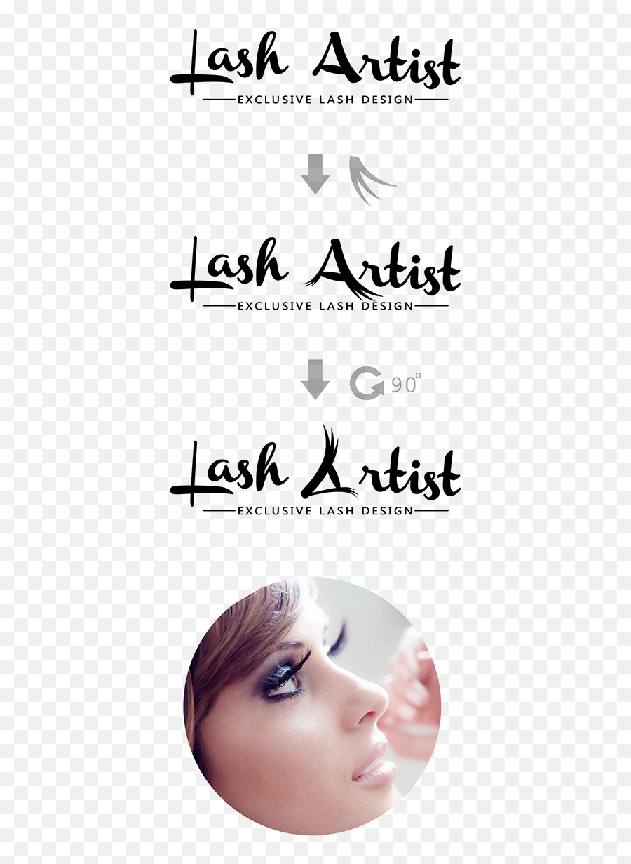 Lash Artist Logo - Poster Png,Eyelash Logo