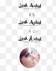 Lash Artist Logo - Poster png