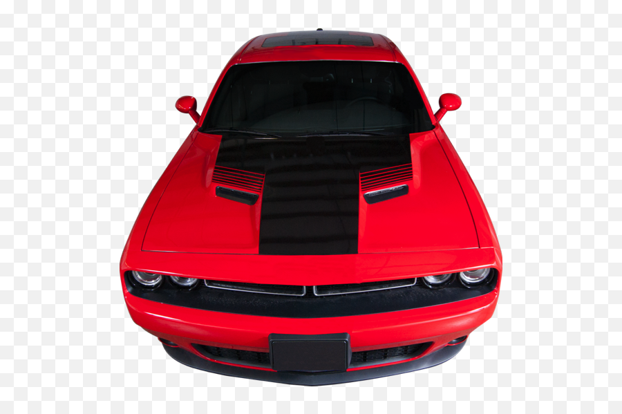 2015 - 18 Dodge Challenger Hood Stripe With Strobe Accent Dodge Challenger Png,Dodge Challenger Png