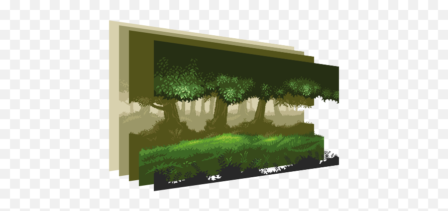 Day Light Forest Pixel Art Background - Pixel Art Background Forest Free Png,Grass Top View Png