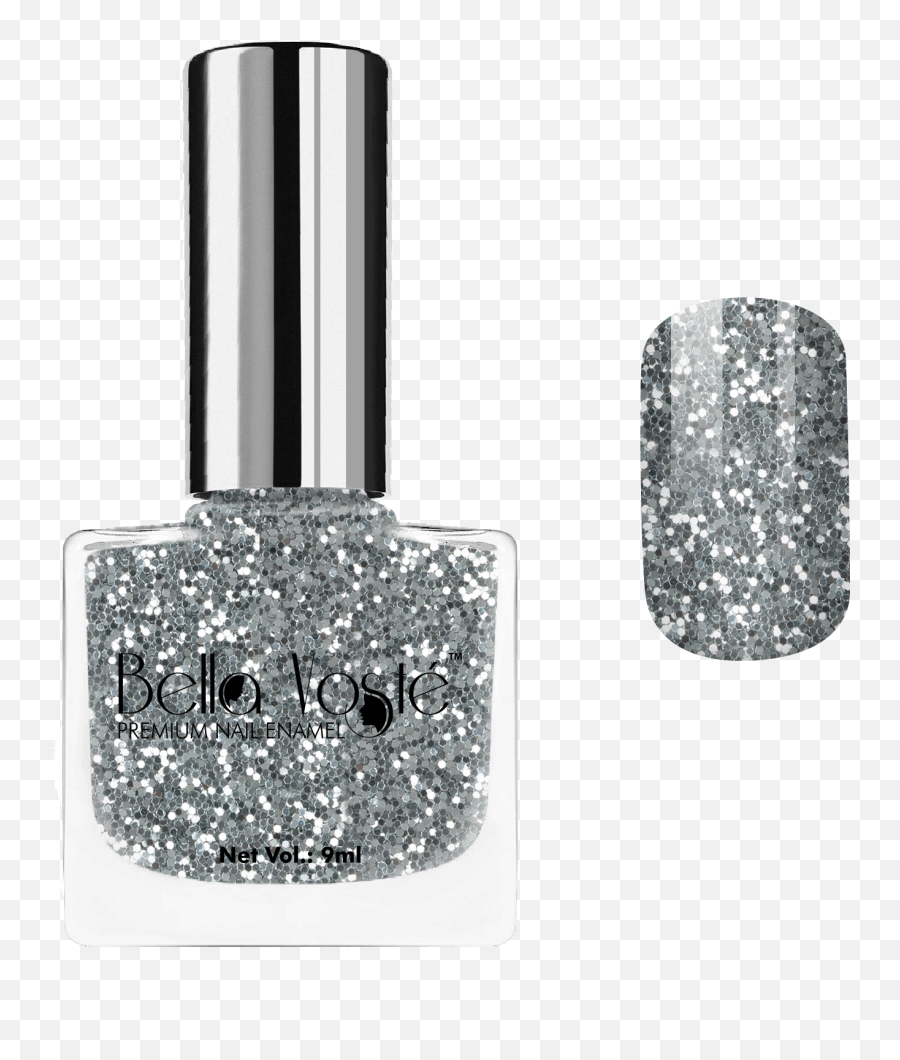 Silver Glitters - Silver Glitter Nail Paint Png,Silver Glitter Png