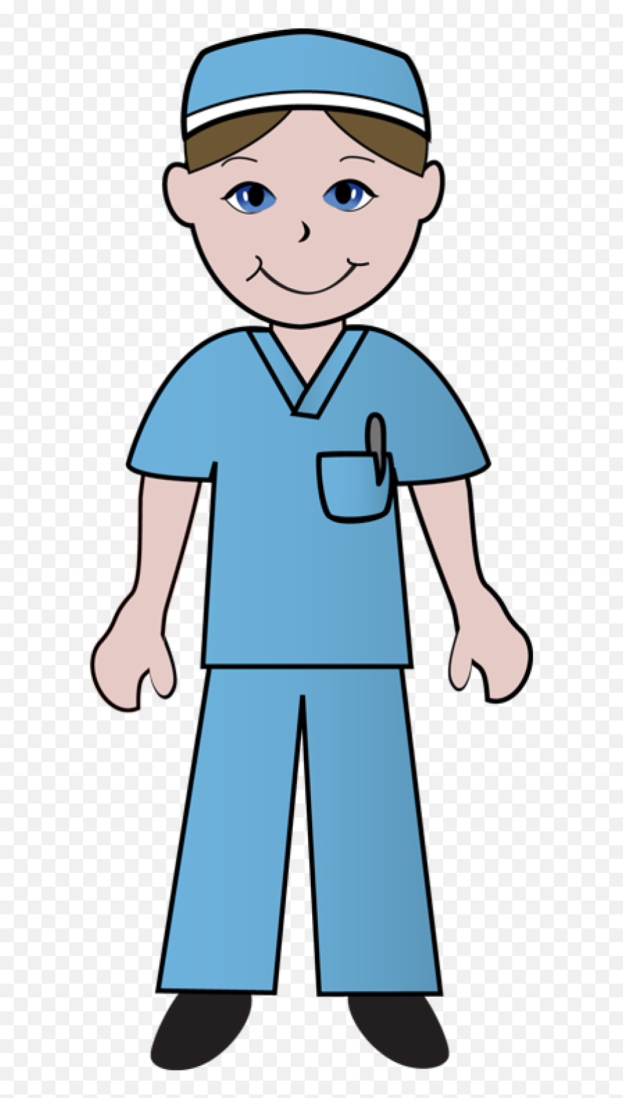 Download Hd Male Nurse Clipart Png - Scrubs Clip Art,Nurse Clipart Png -  free transparent png images 
