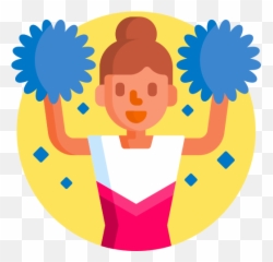 Cheerleader Sport Sports Free Icon Of - Cheer Leader Icon For Free Png,Cheerleader Png