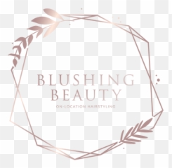 Bridal Hairstylist - Blushing Beauty Logo png