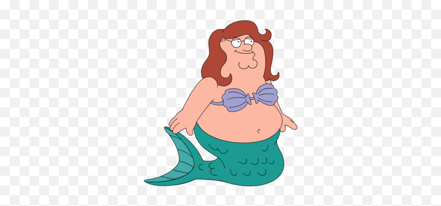 Where The Mermaid Peter - Family Guy Peter Mermaid Png,Peter Griffin Png