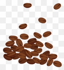 Nut Clipart Bean Transparent Free For Download - Clipart Coffee Beans Png