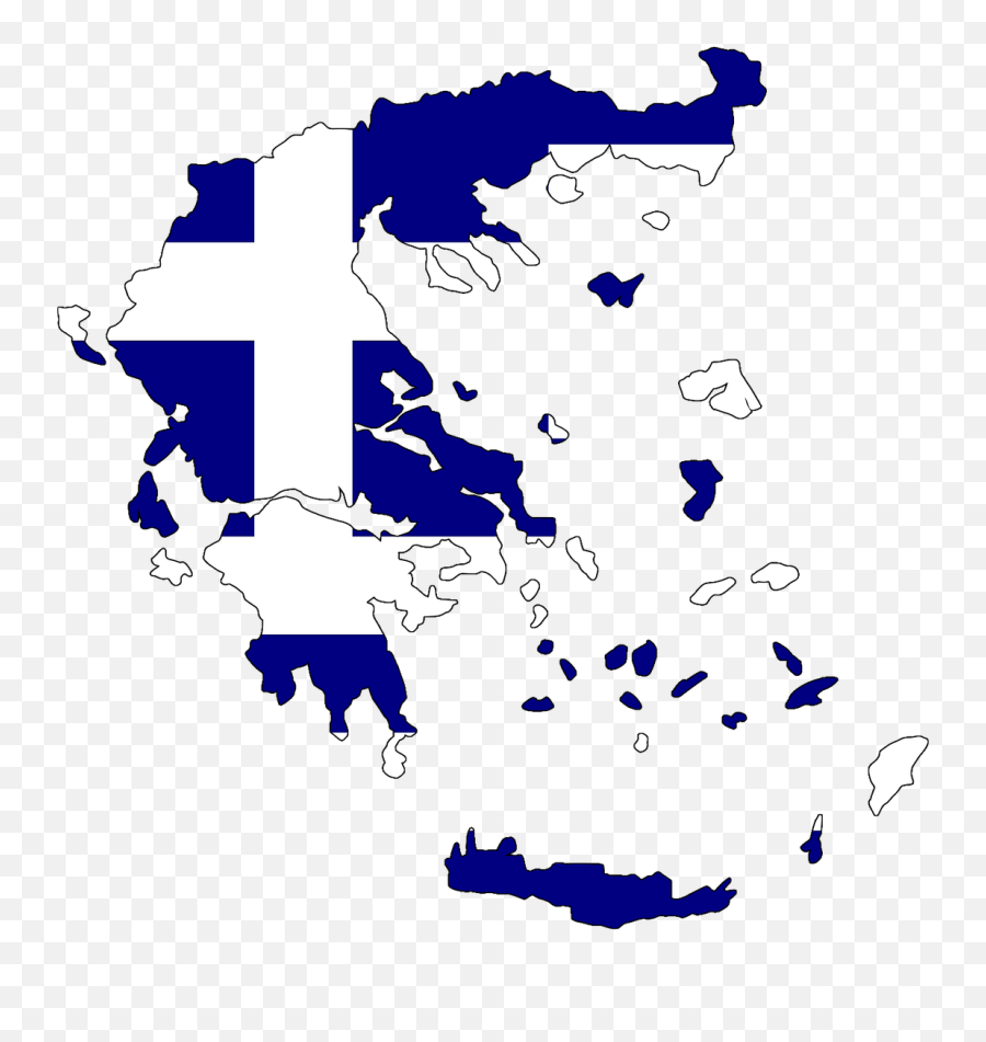 Greece Coast Crete Islands Map Transparent Image - Annual Temperature Map Of Greece Png,Island Transparent
