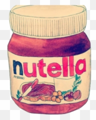 Ilustração Nutella Png Para Baixar Grátis Em Altar Resolução - Nutella Chocolate Spread 350gm,Nutella Png
