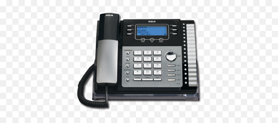 Rca 25424re1 4 Line Corded Expandable Speakerphone With - Rca 25425re1 Png,Telephone Transparent