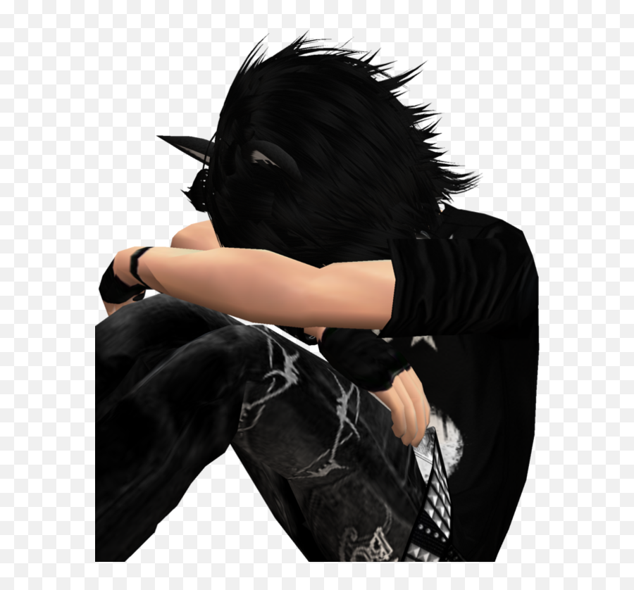 Awesome Emo Hair - Roblox First Roblox T Shirt Png,Emo Hair Png - free  transparent png images 