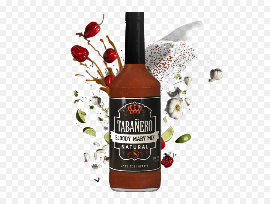 Download Bloody Mary Mix - 8 Oz Hot Sauce Bottle Full Size Liquor Png,Bloody Mary Png