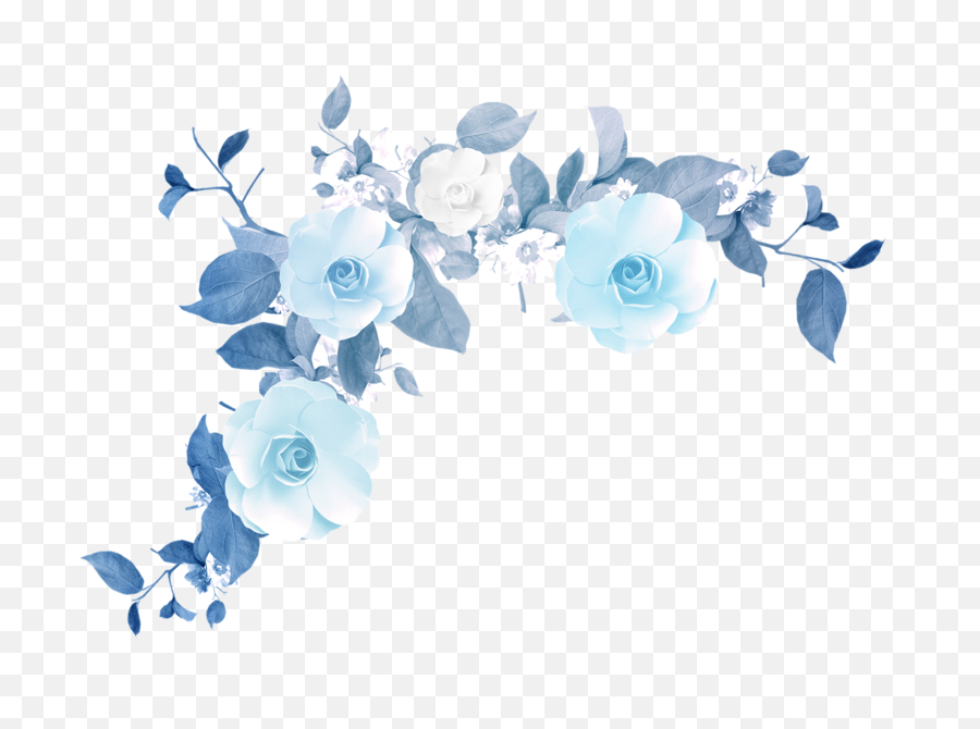 Watercolor Flower Tumblr Png Clipart Vectors Psd Templates - Blue Watercolor Flower Transparent Background,Watercolor Flowers Transparent Background