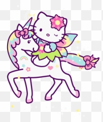 Hello Kitty Merry Christmas 2020 Png Qrmaqc - With Unicorn