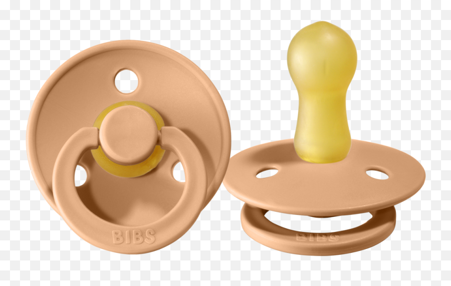 Bibs Pacifier Peach Alex And Co - Paci With Brown Nipple Png,Pacifier Png