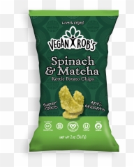 Vegan Spinach Matcha Kettle Chips Small - Solid Png,Snacks Png