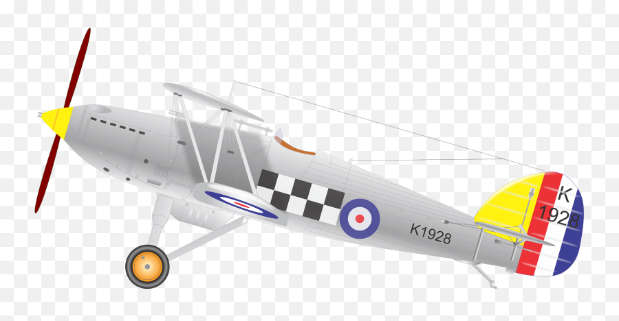 Hawker Fury Clipart Free Download Transparent Png Creazilla - Hawker Fury,Biplane Png