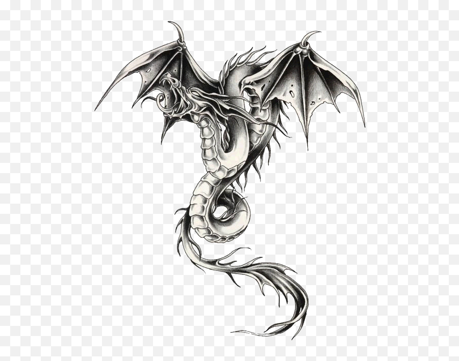 Dragon - Flying Dragon Tattoo Designs 533x628 Png Flying Dragon Tattoo Designs,Flying Dragon Png