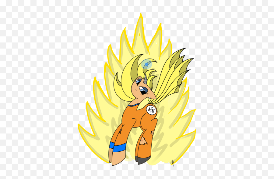 2062433 - Artistnthdegr33 Dragon Ball Z Earth Pony Goku Goku Ponified Png,Dragon Ball Z Transparent