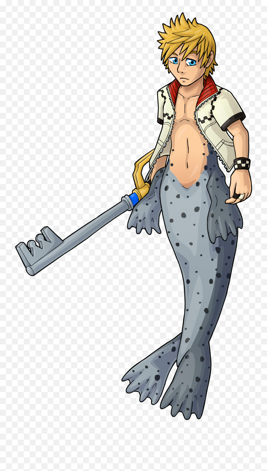 Roxas Merman By Thekc - Fur Affinity Dot Net Portable Network Graphics Png,Roxas Png