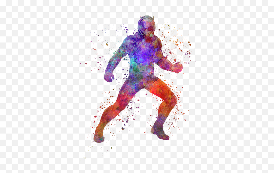 Ant Man In Watercolor Splatter Kids T - Shirt Woman Tennis Player 03 In Watercolor Png,Ant Man Transparent