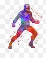 Ant Man In Watercolor Splatter Kids T - Shirt Woman Tennis Player 03 In Watercolor png