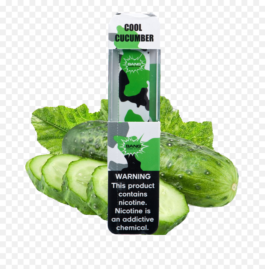 Cool Cucumber Bang Aroma Disposables - Natural Fresh Cucumber Gel Png,Cucumber Png
