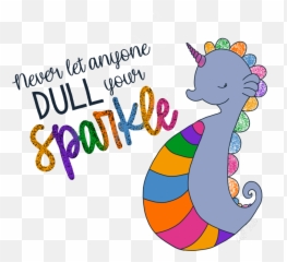 Seahorse Unicorn - Illustration png