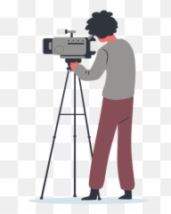 Transparent Png Svg Vector File - Video Camera,Cameraman Png