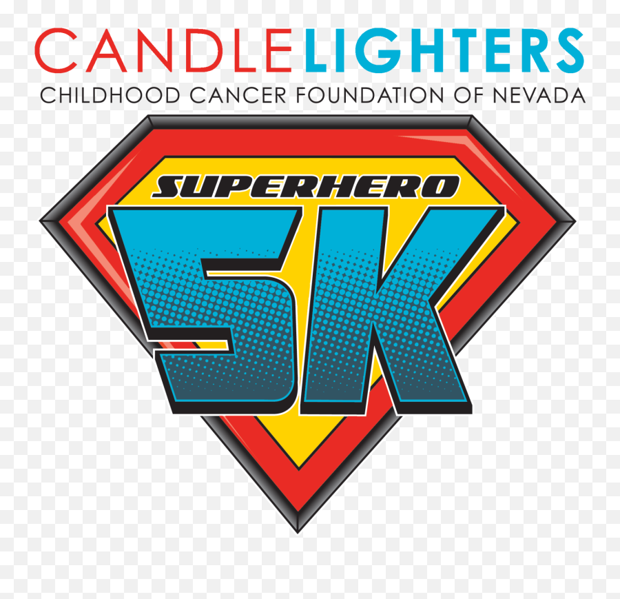 Candlelighters Childhood Cancer Foundation Superhero 5k Run - Superman Png,Superman Logo Font