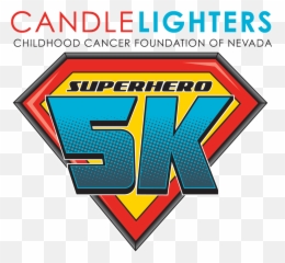 Candlelighters Childhood Cancer Foundation Superhero 5k Run - Superman png