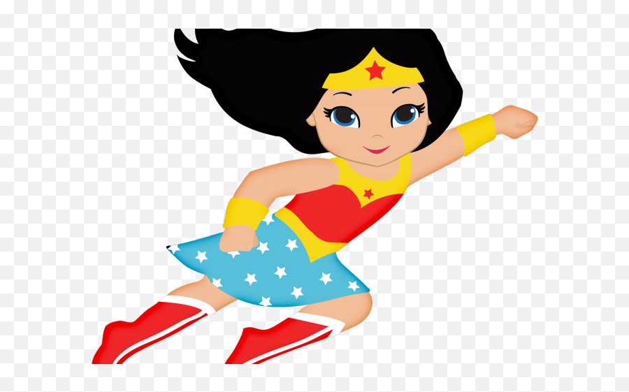 Mujer Clipart Png Baby Wonder Woman Cartoon - Clip Art Library Wonder Woman Clip Art,Cartoon Woman Png