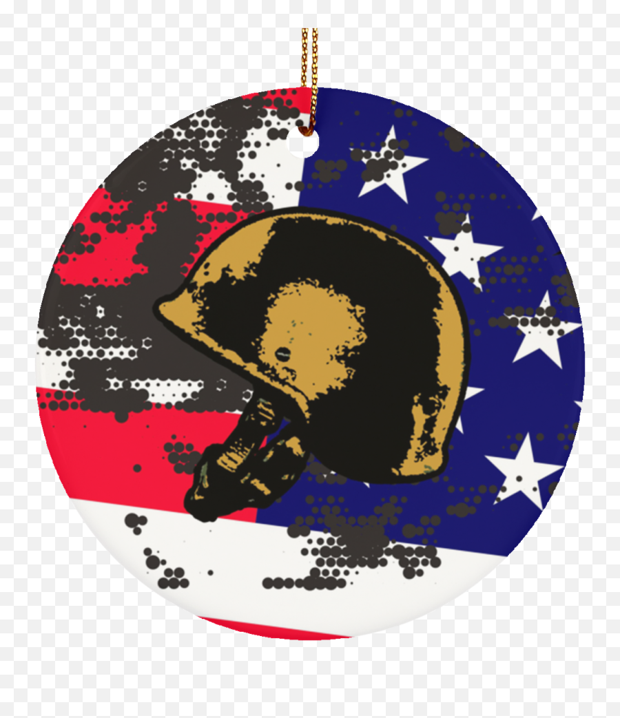 Grunge American Flag Png - Us Flag Army Circle Ornaments Daytona Helmets,American Flag Circle Png