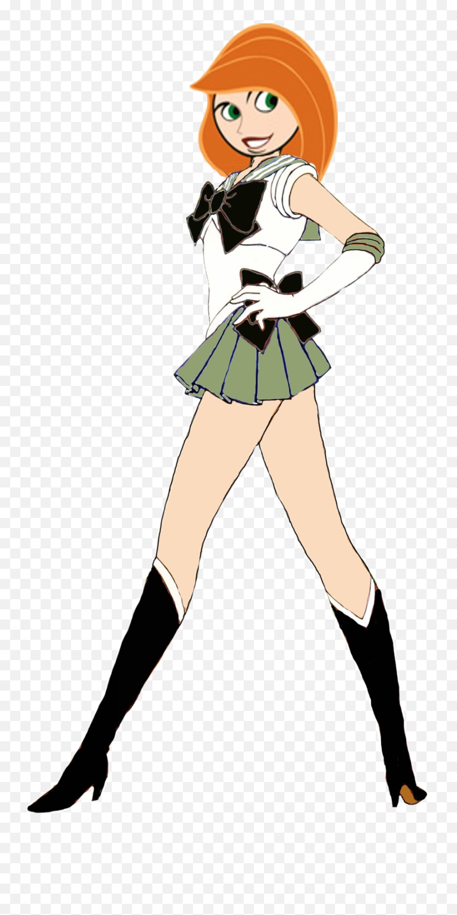 Sailor Kim Possible - Kim Possible Sailor Moon 1024x1730 Sailor Moon Kim Possible Png,Kim Possible Png