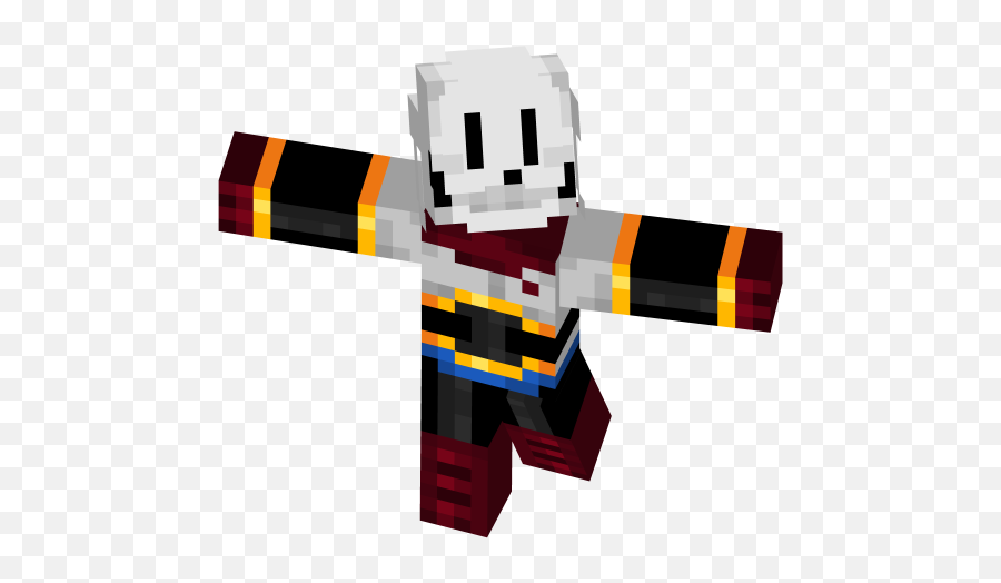 Undertale Papyrus Skin - Textures And Skins Mineimator Forums Minecraft Png,Undertale Papyrus Png