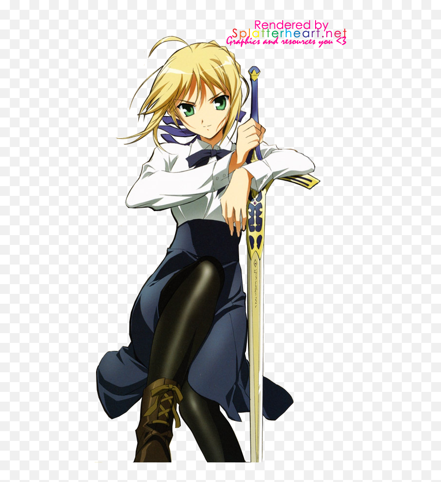 Saber - Fatestay Night Character Image Song I Saber Saber King Arthur Fate Stay Night Png,Saber Png