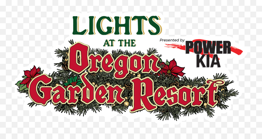 Christmas In The Garden Event Silverton Oregon - Oregon Garden Lights Png,Lights Transparent