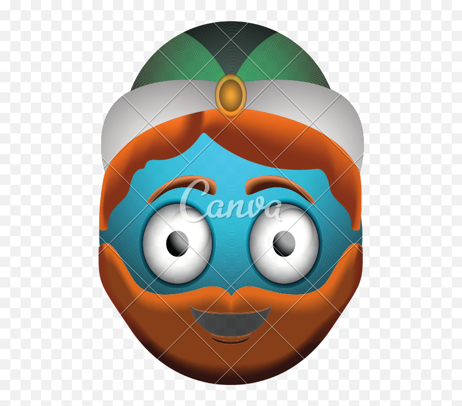 Happy Wise Man Emoji - Icons By Canva Illustration Png,Man Emoji Png