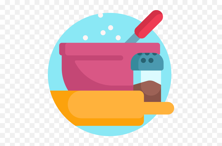 Cooking Pot - Flat Cooking Icon Png,Cooking Icon Png