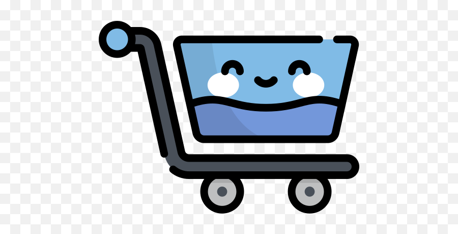 Shopping Cart Free Vector Icons - Happy Png,Chibi Icon Template Tumblr