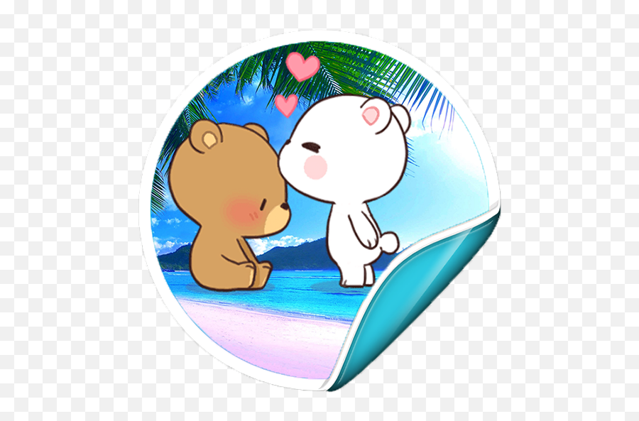 Lovely Bears Stickers For Whatsapp - Lovely Bears Stickers Png,Whatsapp Icon Art