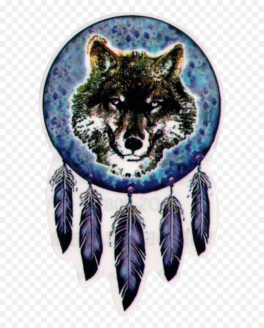 Download Native Wolf Dreamcatcher - Native American Dream Grizzly Bear Png,Dream Catcher Png