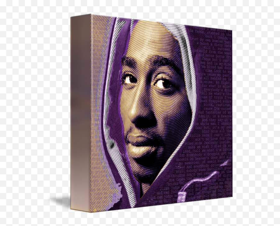 Tupac Shakur And Lyrics No Signature By Tony Rubino - Tupac Shakur And Lyrics Png,Tupac Transparent