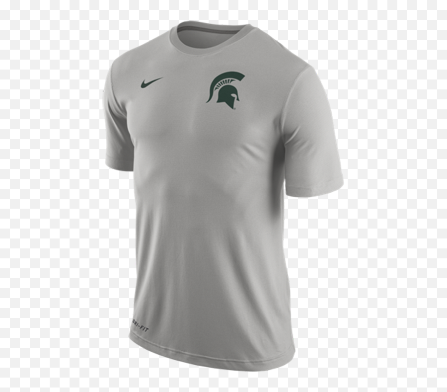 Nike Michigan State Spartans Grey Stadium Touch Short Sleeve T Shirt - 12514072 Nike Png,Indiana Pacers Nike Icon Shorts