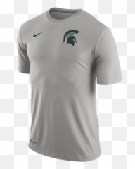 Nike Michigan State Spartans Grey Stadium Touch Short Sleeve T Shirt - 12514072 Nike Png,Indiana Pacers Nike Icon Shorts