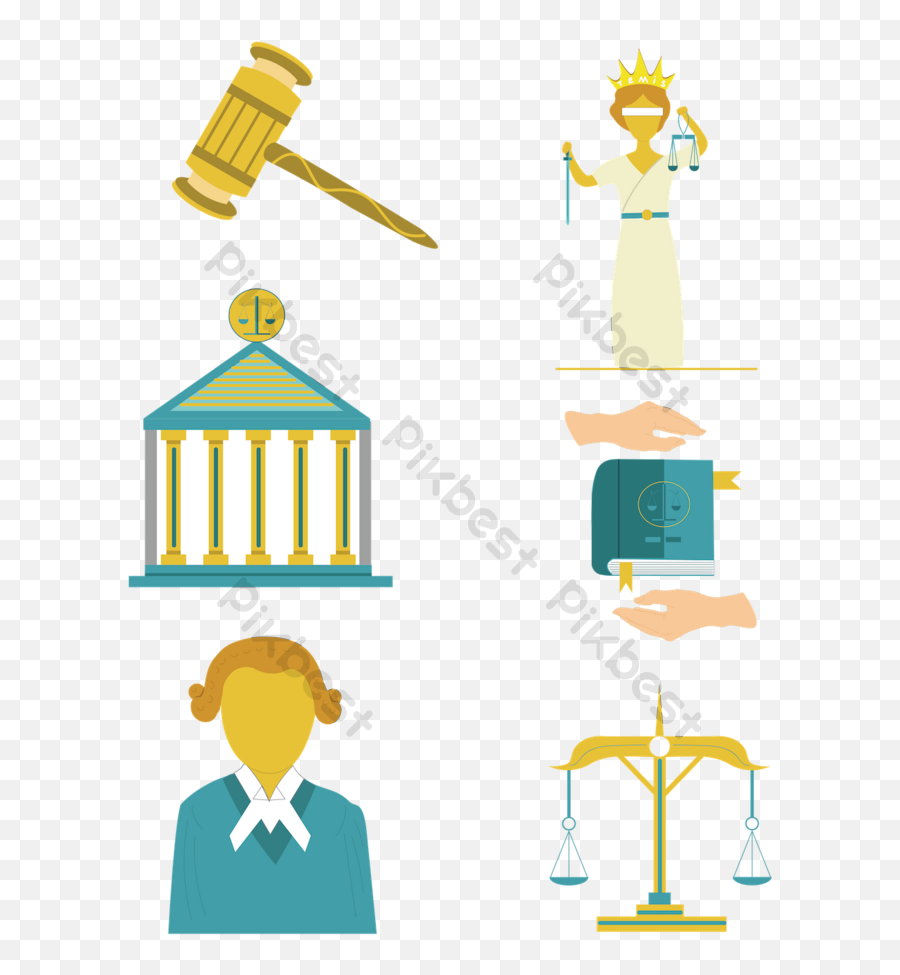 Cartoon Vector Judge Court Simple Small Icon Ai Free - Hammer Png,Low Priority Icon