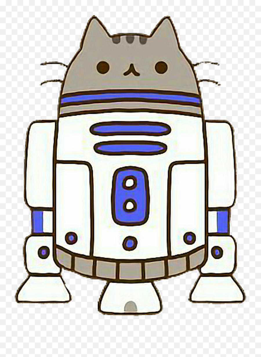 Pusheen Star Wars Clipart - Pusheen The Cat Png,R2d2 Png