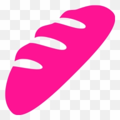 Deep Pink Bread Icon - Free deep food icons Bread Icon Png