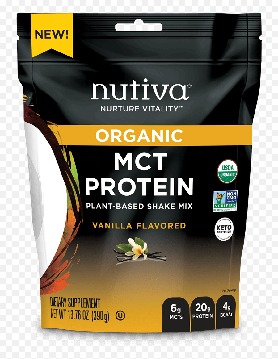 Organic Mct Protein U2013 Nutiva - Mct Protein Png,Protein Shake Icon