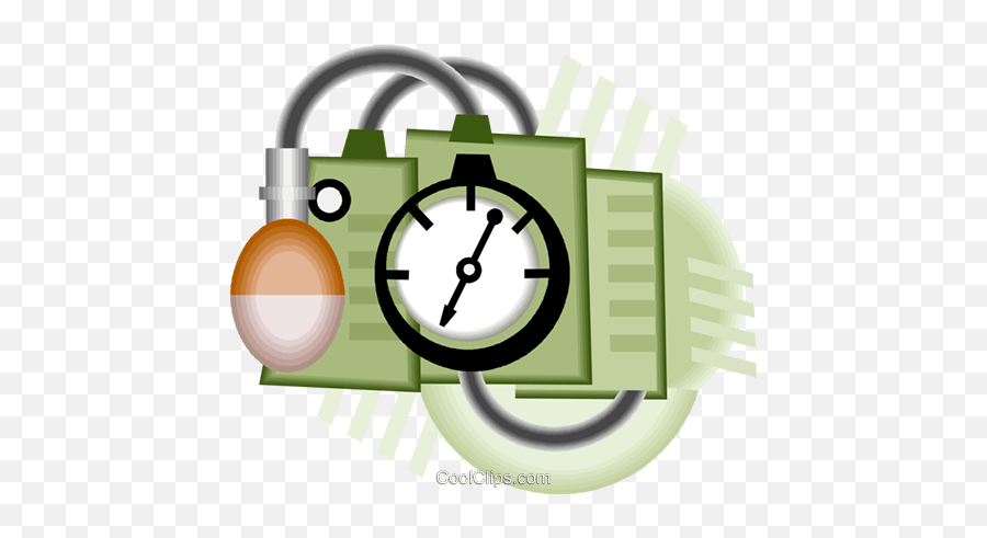 Blood Pressure Gauge Medical Equipment Royalty Free Vector - Clock Png,Medical Supplies Icon